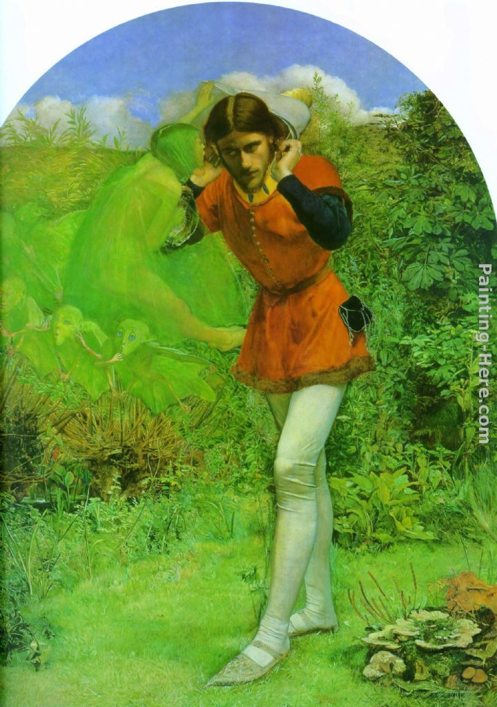 Ferdinand Lured by Ariel painting - John Everett Millais Ferdinand Lured by Ariel art painting